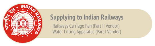 Supplying to Indian Railways