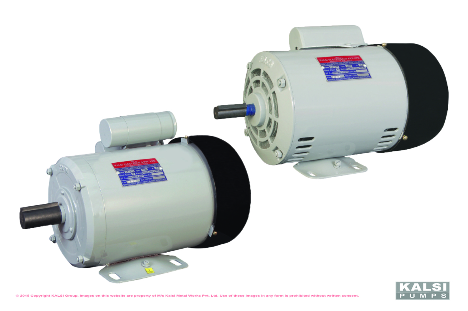 KALSI T.E.F.C. Squirrel Cage Single Phase Induction Motors